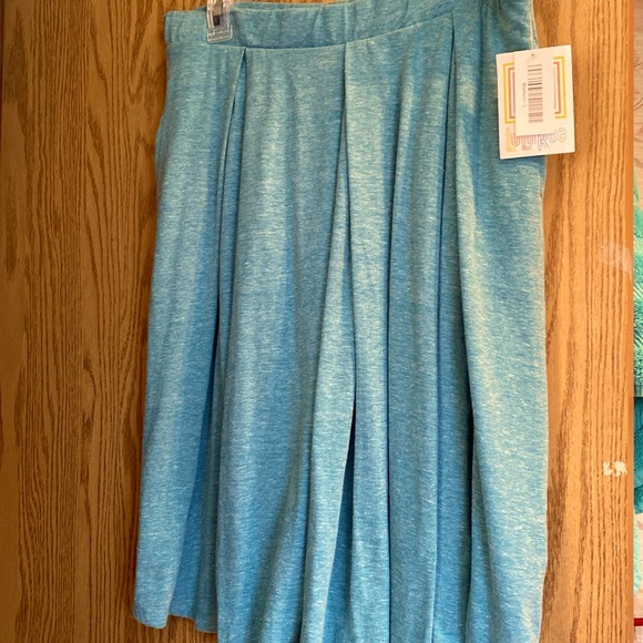 Aqua LulaRoe Madison skirt - Picture 1 of 4